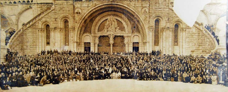 Museo del Nacionalismo Vasco. Primera peregrinación a la Basílica de Lourdes